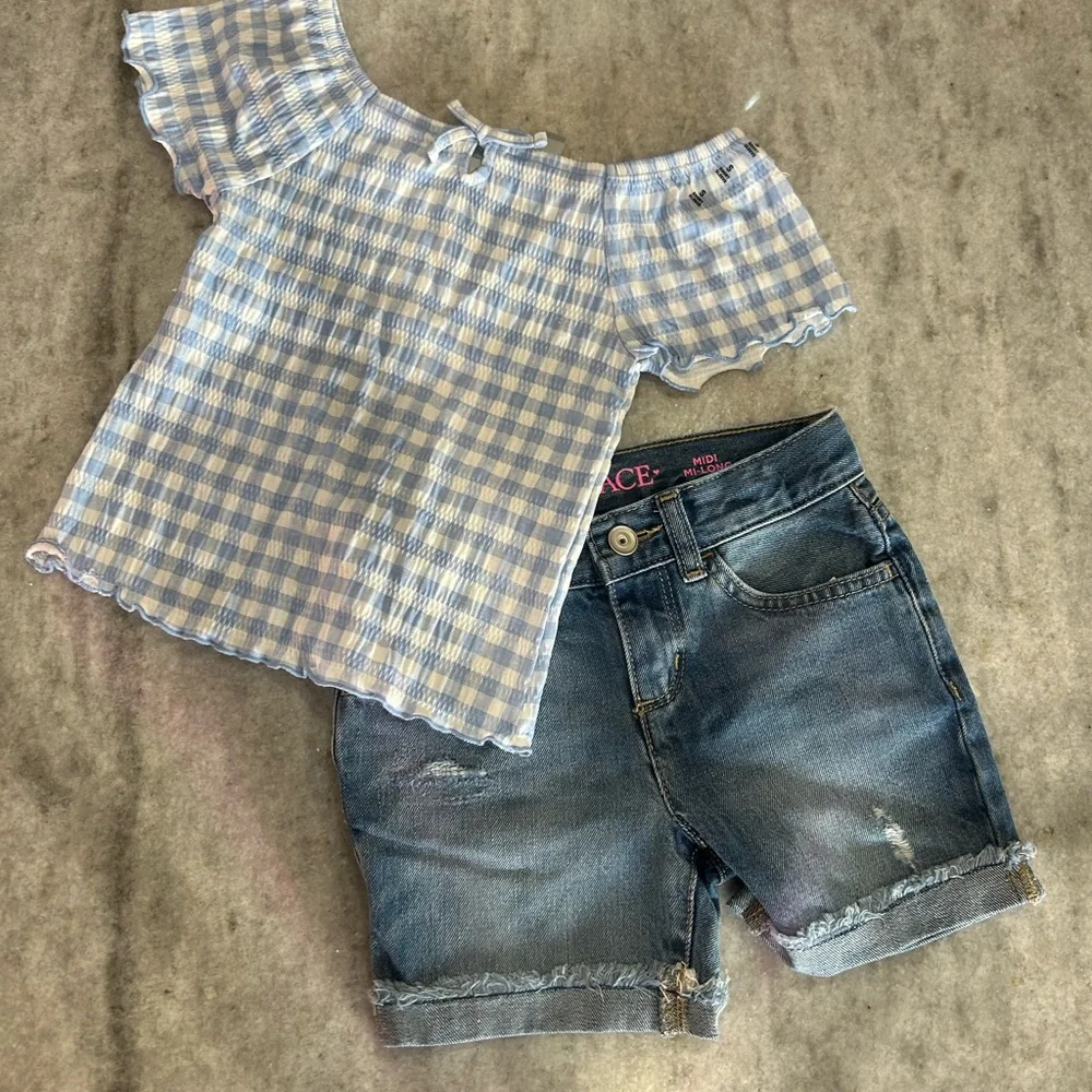 The Children’s Place Jean Shorts/Top Size 5
